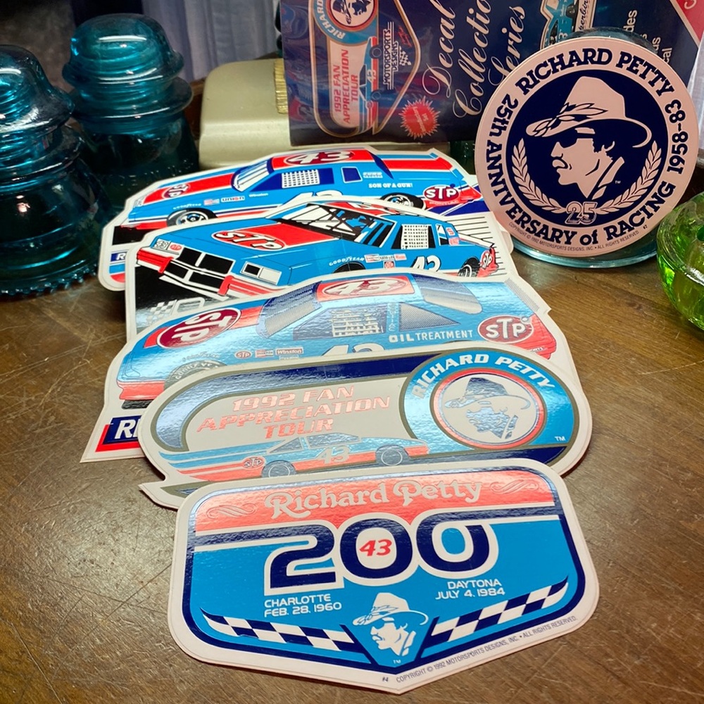 Richard Petty decal collection series collect all 35 decals!